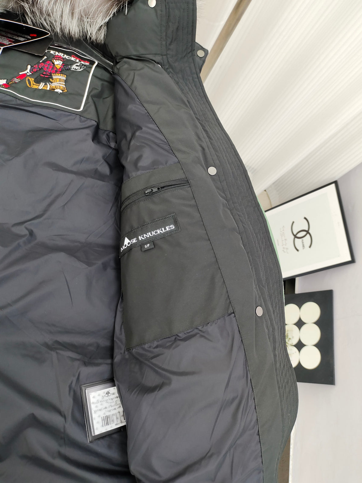 Moose Knuckles Fox Fur Hood Long Parka