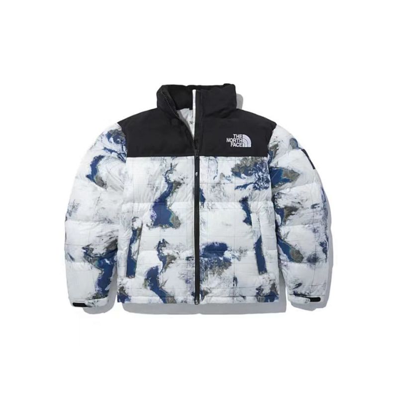 The North Face 1996 Retro Nuptse Jacket — Earth Map Print