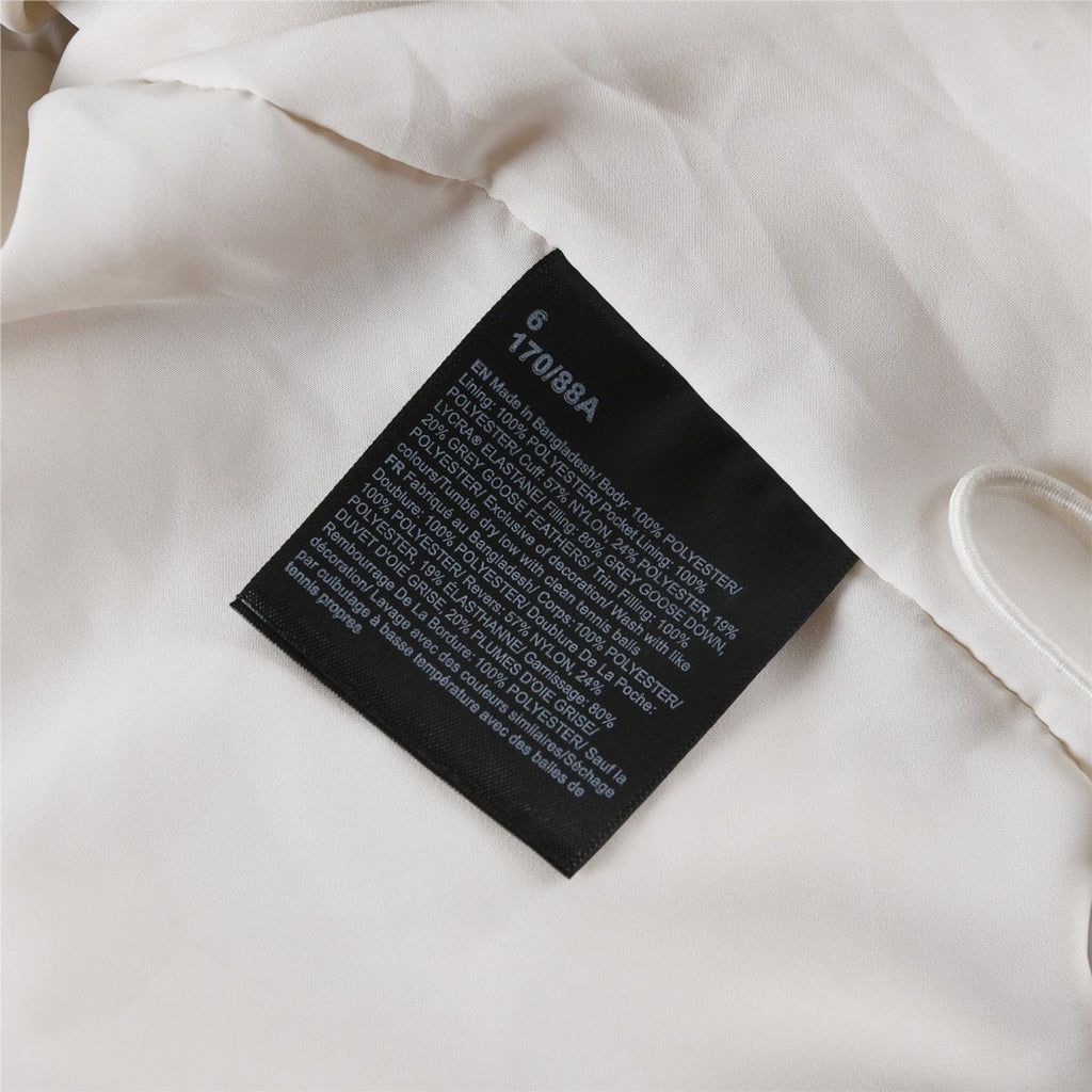 lululemon Cream Off-White Down Puffer Jacket with RDS-Certified Fill