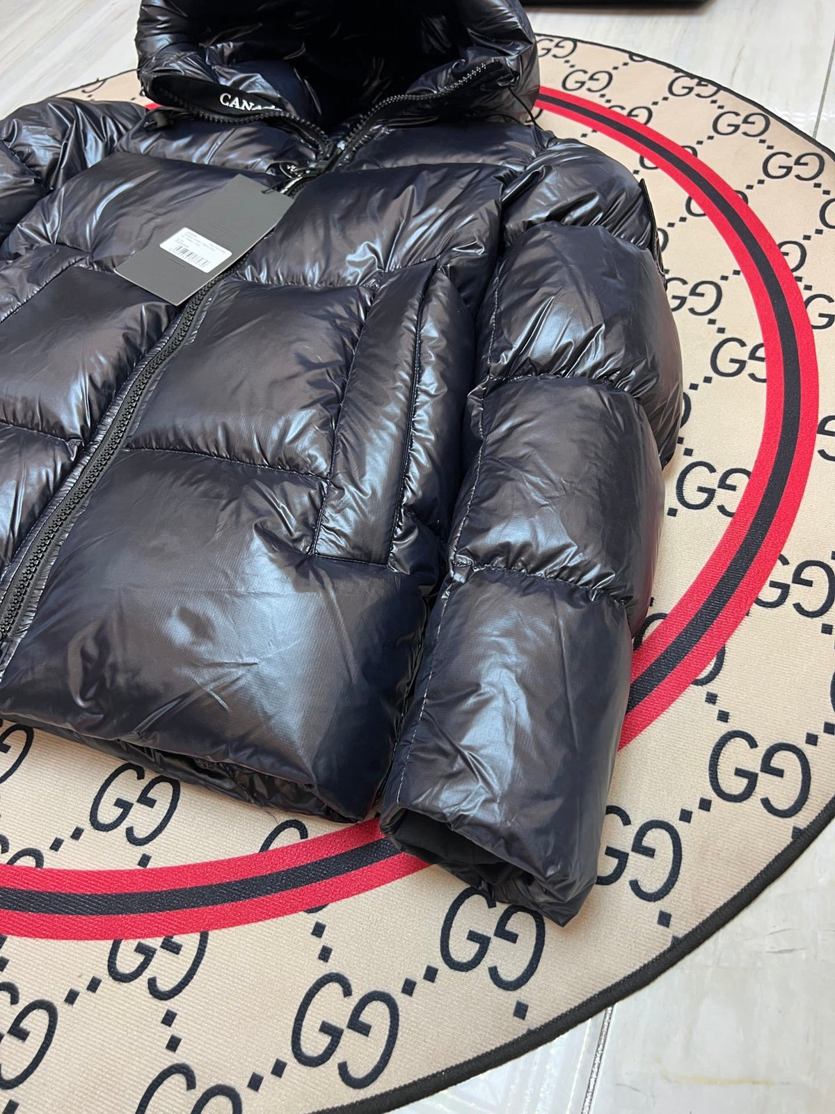 Canada Goose Arctic Program Glossy Black Puffer Jacket