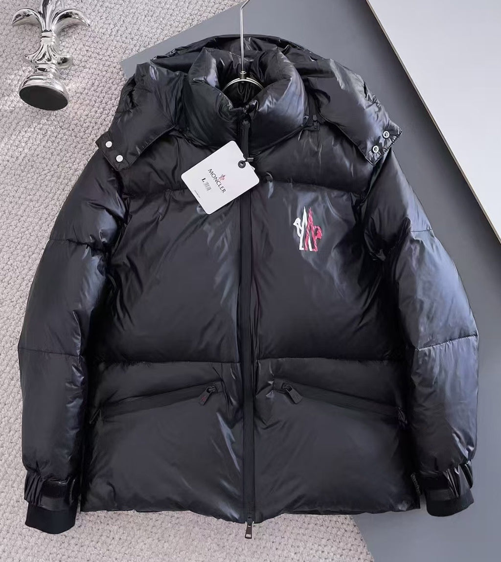 Moncler Chest Logo Oversized Down Puffer