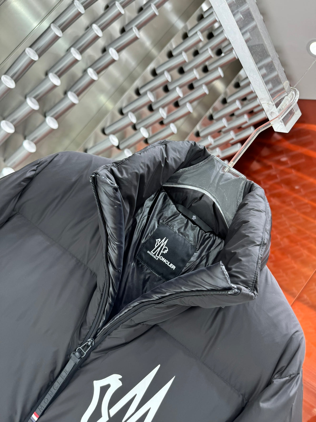 Moncler Grenoble Graphic Logo Down Jacket