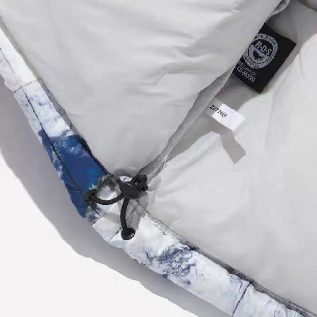 The North Face 1996 Retro Nuptse Jacket — Earth Map Print