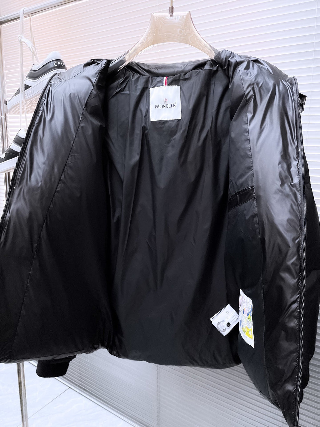Moncler Chest Logo Oversized Down Puffer