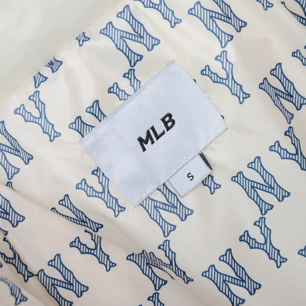 MLB New York Yankees Oversized NY Logo Down Jacket with Monogram Fill