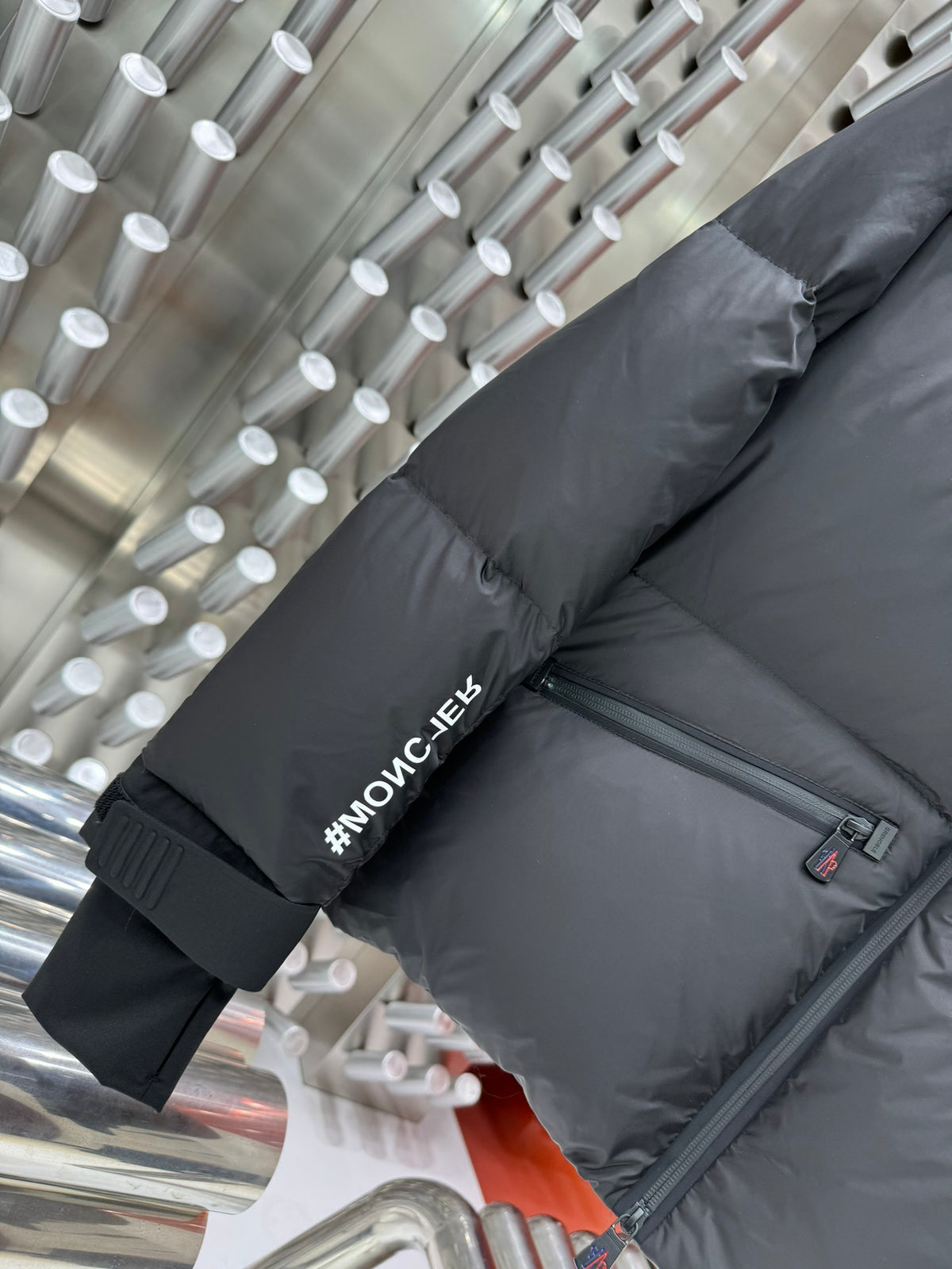 Moncler Grenoble Graphic Logo Down Jacket