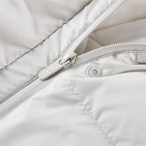lululemon Cream Off-White Down Puffer Jacket with RDS-Certified Fill