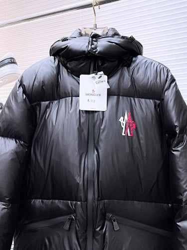 Moncler Chest Logo Oversized Down Puffer