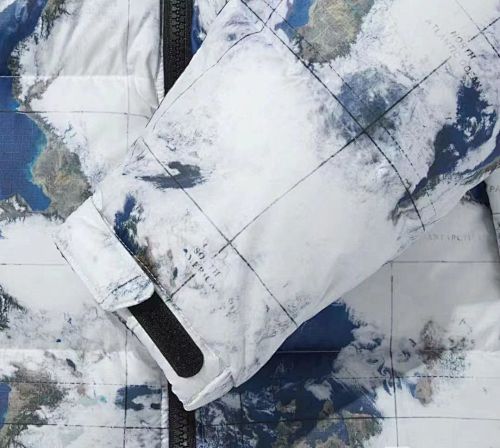 The North Face 1996 Retro Nuptse Jacket — Earth Map Print