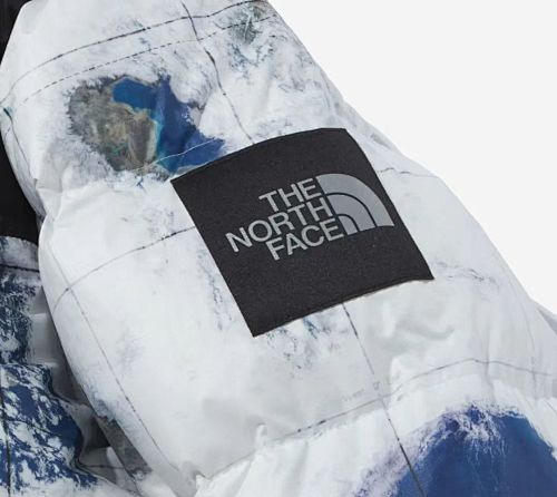 The North Face 1996 Retro Nuptse Jacket — Earth Map Print