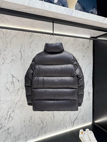 Moncler Oversized Down Puffer Jacket – Black with Cobalt Blue Lining