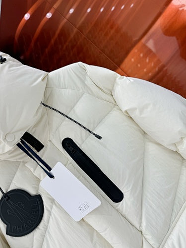 Moncler Hooded Down Parka – White