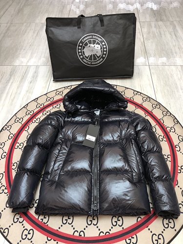 Canada Goose Arctic Program Glossy Black Puffer Jacket