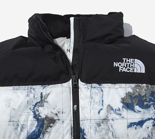 The North Face 1996 Retro Nuptse Jacket — Earth Map Print