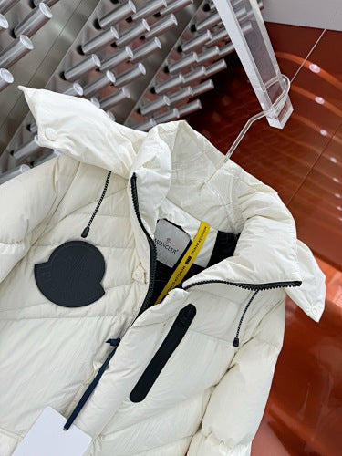 Moncler Hooded Down Parka – White