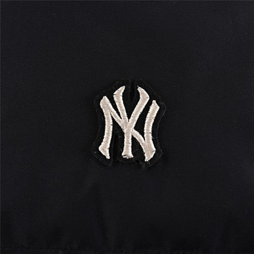 MLB NY Yankees Stand-Collar Down Puffer Jacket – Black