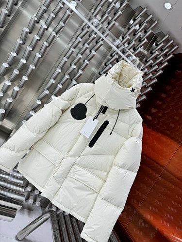 Moncler Hooded Down Parka – White