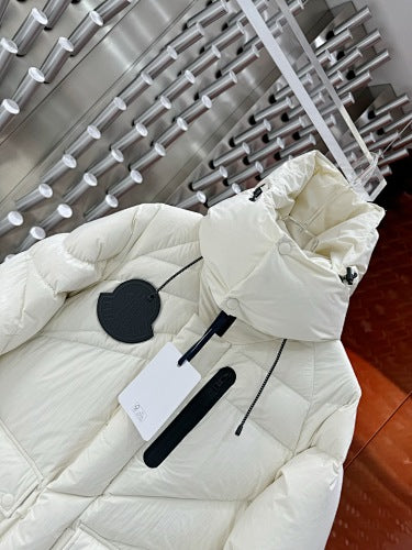 Moncler Hooded Down Parka – White