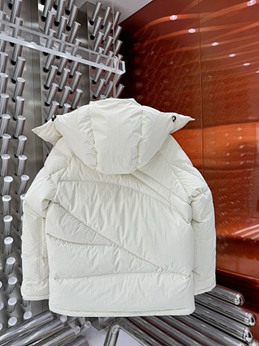 Moncler Hooded Down Parka – White