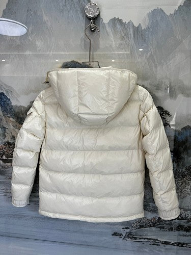 Moncler Hooded Down Jacket – Cream