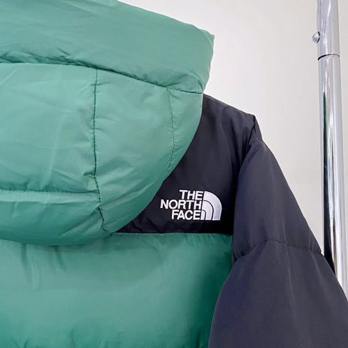 The North Face Two-Tone Colourblock Hooded Down Parka with Embroidered Chest Logo