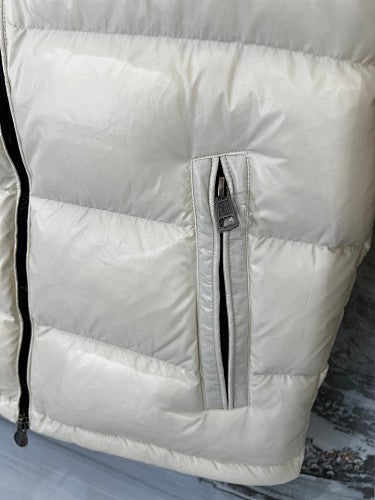 Moncler Hooded Down Jacket – Cream