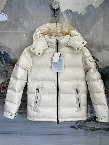 Moncler Hooded Down Jacket – Cream