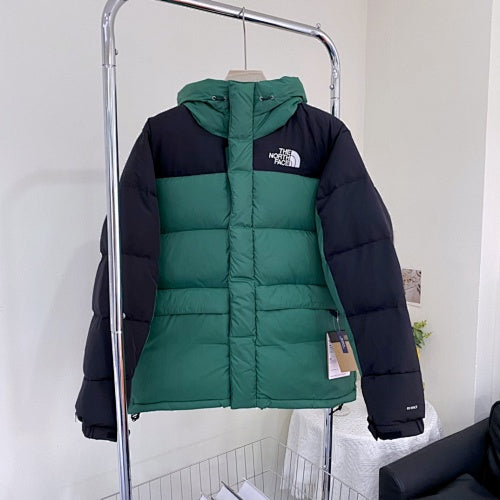 The North Face Two-Tone Colourblock Hooded Down Parka with Embroidered Chest Logo