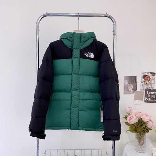 The North Face Two-Tone Colourblock Hooded Down Parka with Embroidered Chest Logo
