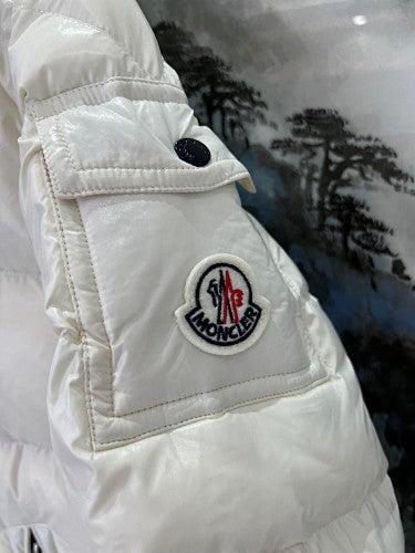 Moncler Hooded Down Jacket – Cream