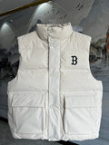 MLB Boston Red Sox Down Vest – Cream