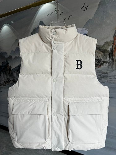 MLB Boston Red Sox Down Vest – Cream