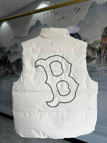 MLB Boston Red Sox Down Vest – Cream