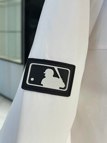 MLB Major League Baseball Down Parka – White | Faux Fur Hood