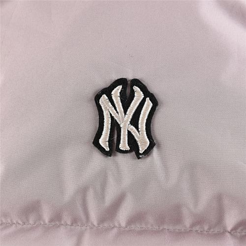 MLB NY Yankees Stand-Collar Down Puffer Jacket – Dusty Pink