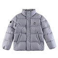MLB NY Yankees Stand-Collar Down Puffer Jacket – Silver Grey