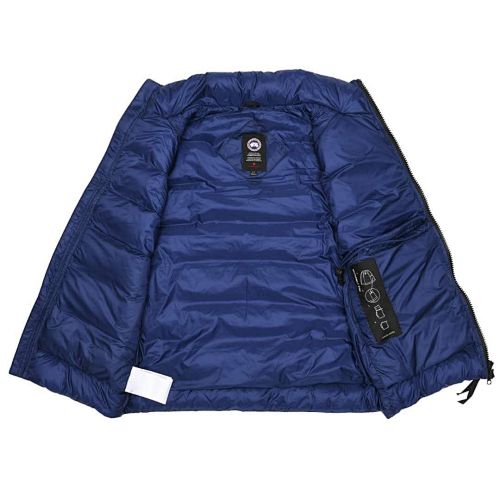 Canada Goose Navy Blue Packable Down Jacket with Stuff Sack