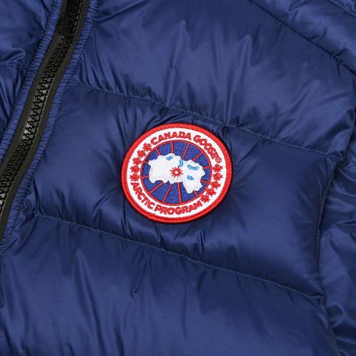 Canada Goose Navy Blue Packable Down Jacket with Stuff Sack