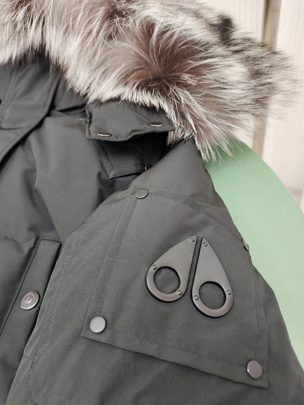 Moose Knuckles Fox Fur Hood Long Parka