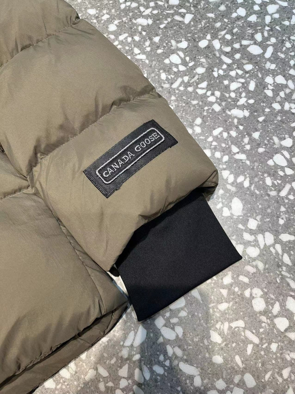 Canada Goose Bar-Label Hooded Down Puffer with D-Ring Hem