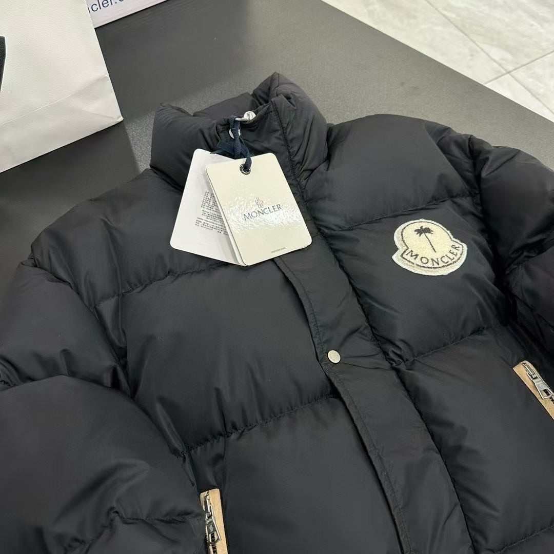 Moncler x Palm Angels Genius Down Jacket with Co-Branded Palm Tree Badge