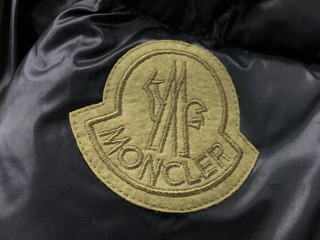 Moncler Oversized Gold Badge Down Jacket