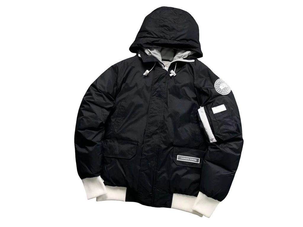 Canada Goose Black Hooded Down Parka
