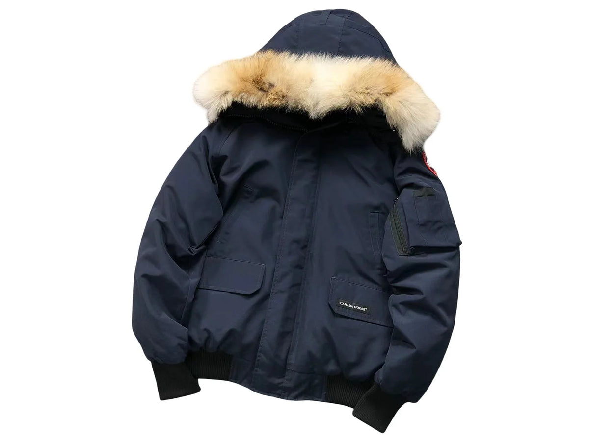 Canada Goose Black Hooded Down Parka