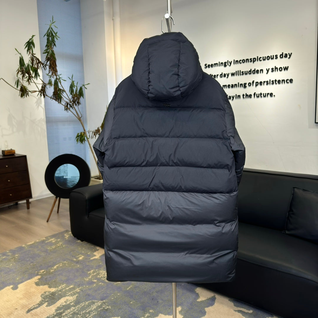 Moncler Long Hooded Down Jacket