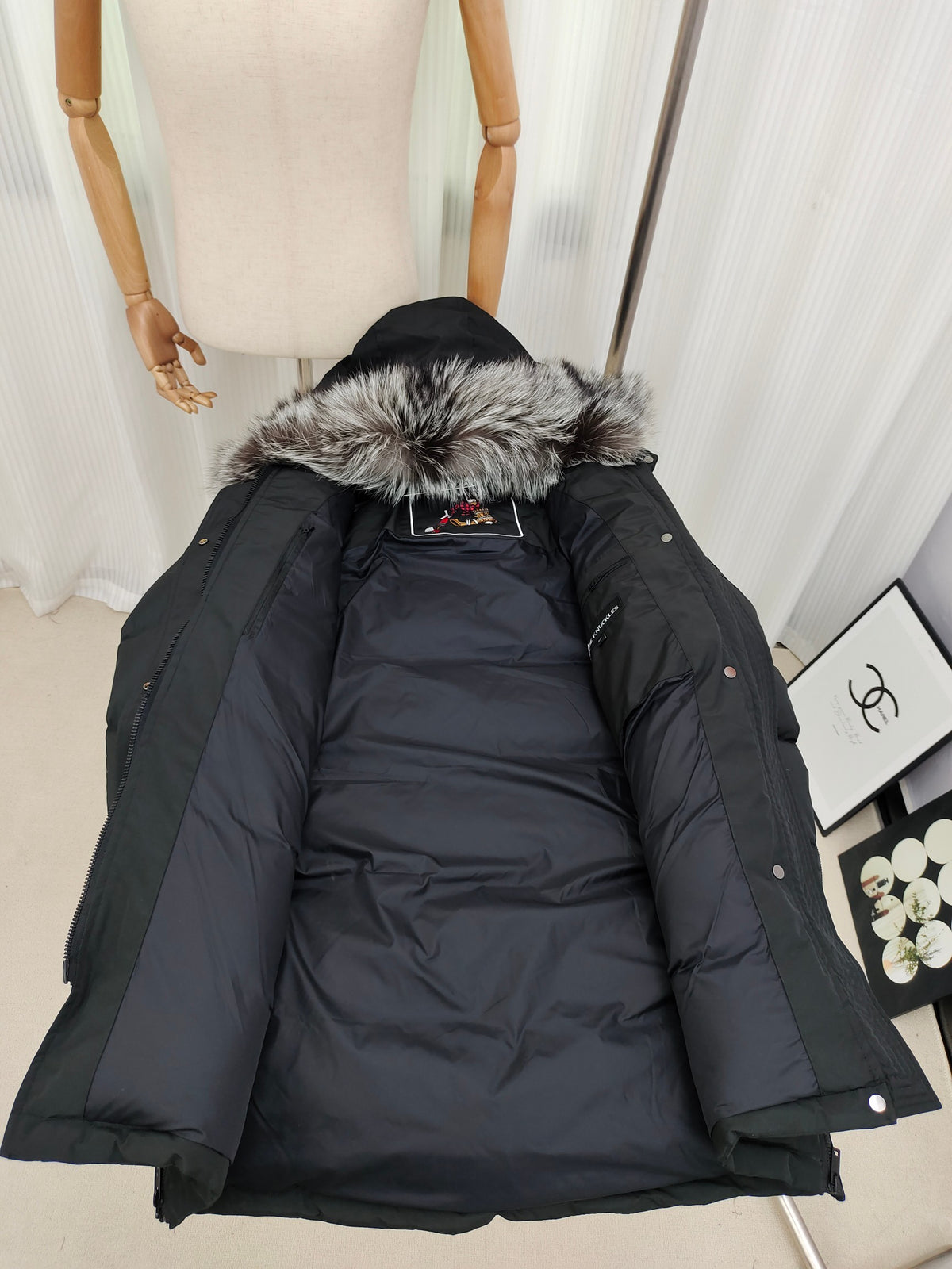 Moose Knuckles Fox Fur Hood Long Parka