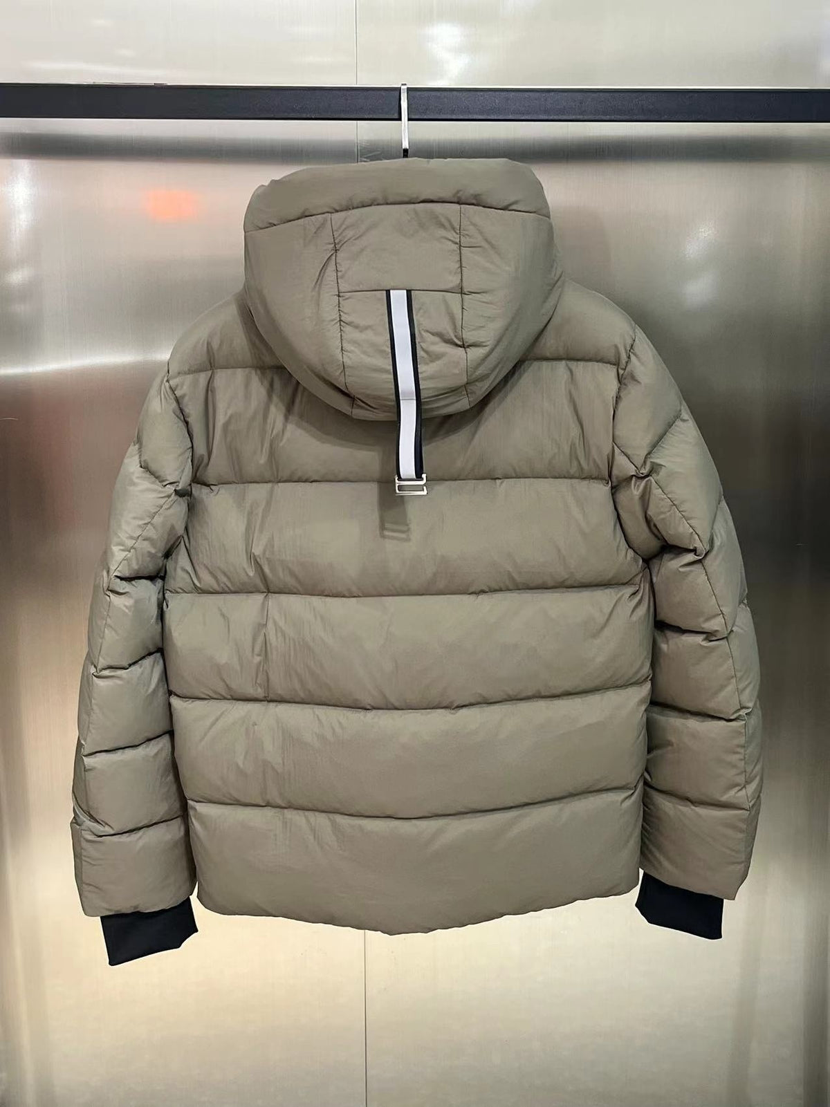 Canada Goose Bar-Label Hooded Down Puffer with D-Ring Hem