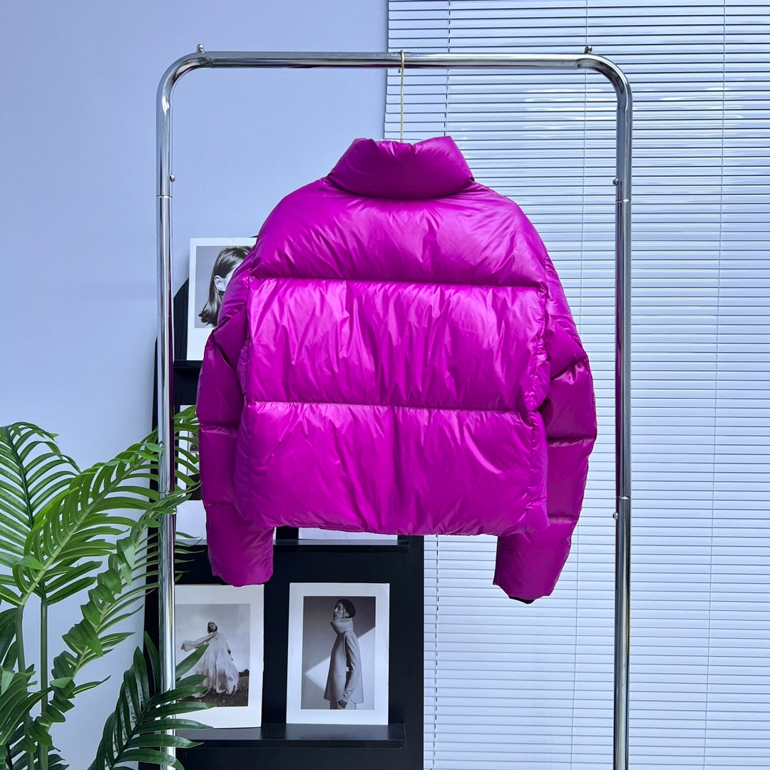 Canada Goose Iridescent Gloss Shell Hooded Down Jacket