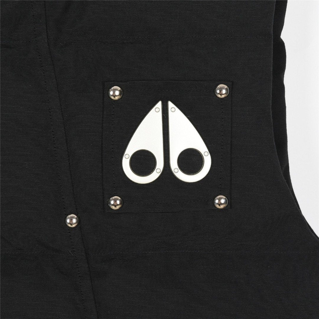 Moose Knuckles White Badge Down Vest