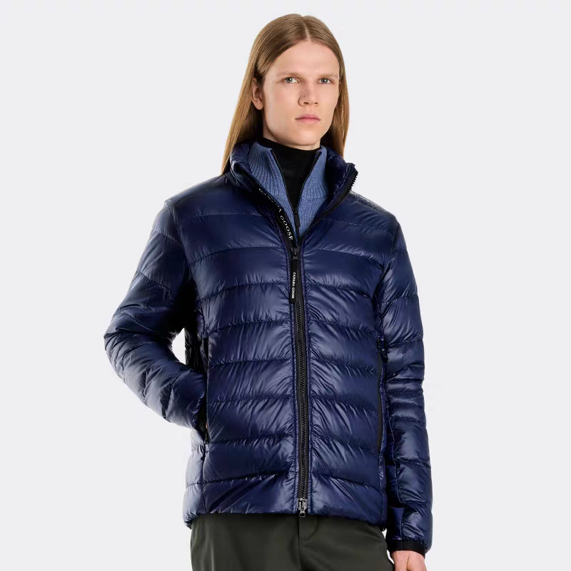 Canada Goose Men's Navy Blue Slim-Fit Lightweight Down Jacket